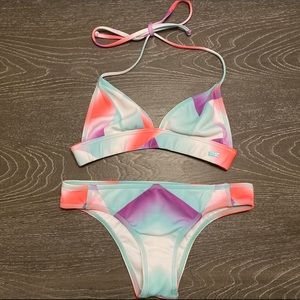 Roxy Pop Surf Fixed Tri Bikini